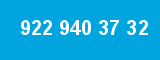 922 940 37 32 922 940 37 32